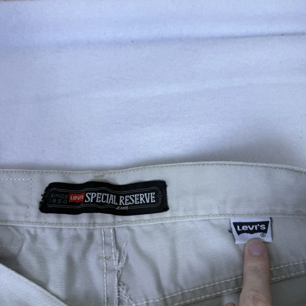 Vtg‎ Levi's 550 Special Reserve Orange Tab Khaki 32x28 Relaxed Tapered Jeans